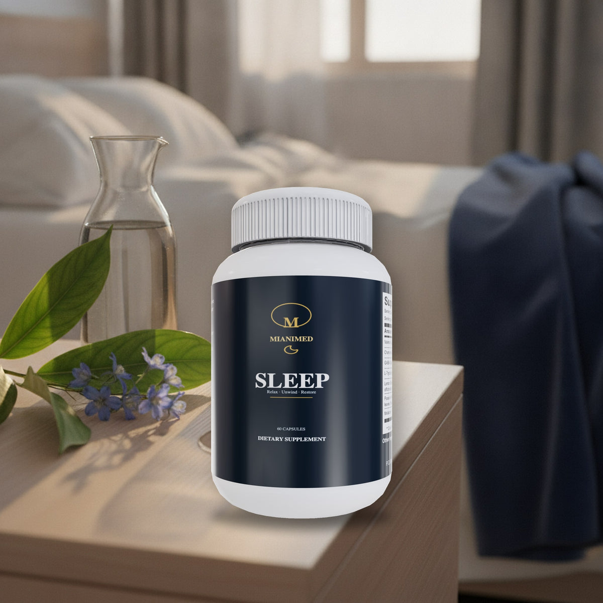 MIANIMED SLEEP – Nighttime Relaxation and Sleep Support, 60 Capsules