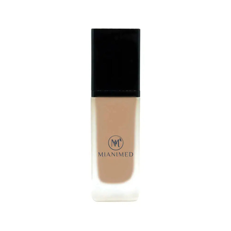 MIANIMED premium skincare foundation in sleek bottle