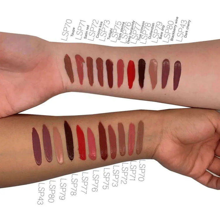 Premium MIANIMED red liquid lipstick with applicator for luxurious skincare and beauty routines.