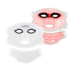 MIANIMED Face Neck Silicone LED Mask Photon Therapy | Facial Beauty Mask Skin Brighten Skin Care