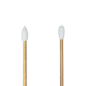 MIANIMED premium skincare bamboo swabs with silicone tips for gentle and eco-friendly facial care.