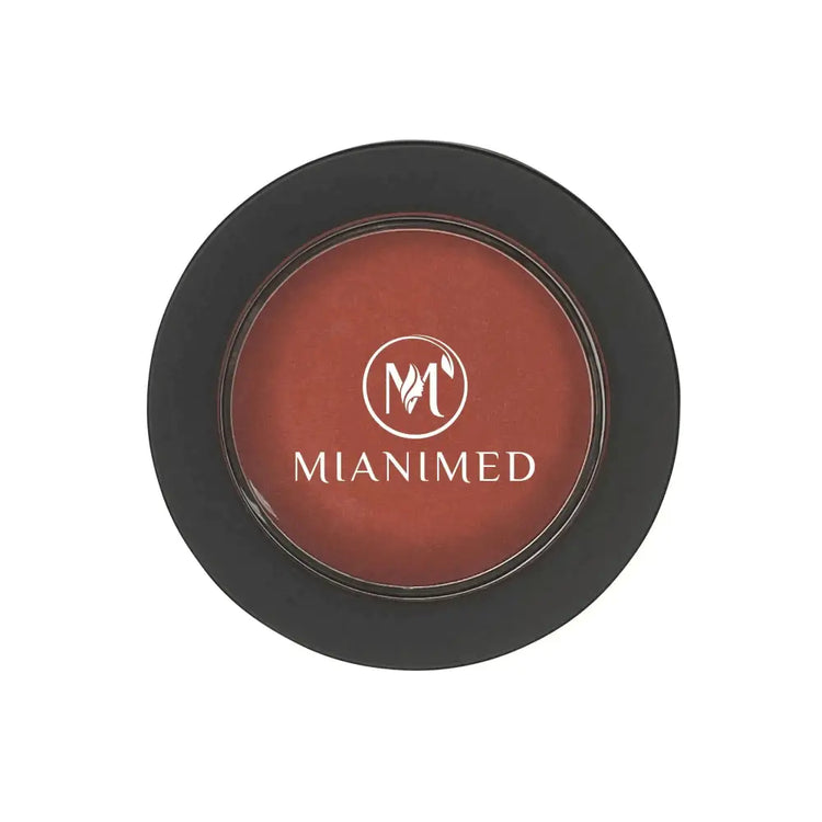 MIANIMED premium skincare product in round black container with logo visible.